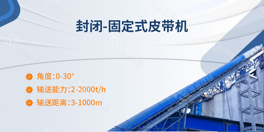 封閉固定式皮帶機(jī)簡(jiǎn)介