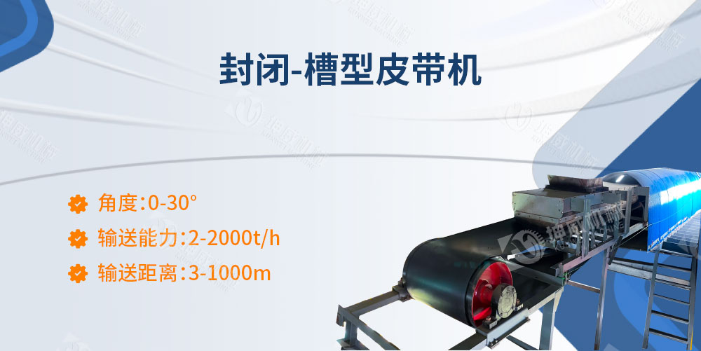 封閉槽型皮帶機簡介 封閉槽型皮帶機簡介